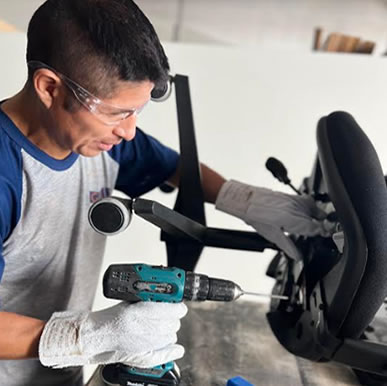 manutenção de cadeira e higienização